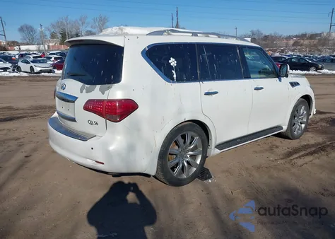 2012 Infiniti Qx56 z USA, uszkodzony, nr VIN JN8AZ2NE5C9020629
